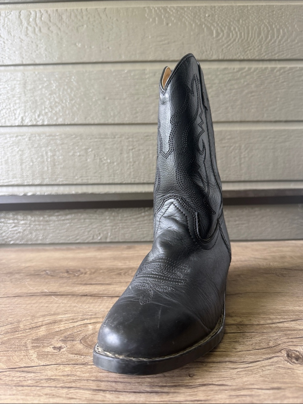 Smoky Mountain Men's Black Cowboy Boot - Classic Western Style size 6.5 D